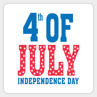 4th of July, Independence Day Sticker